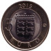 Монета 5 евро 2015 г. Финляндия. "Горностай".